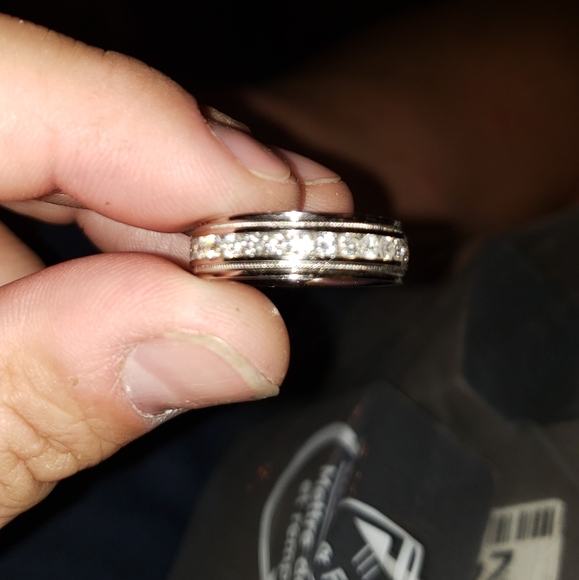 Mens diamond band - Picture 2 of 4